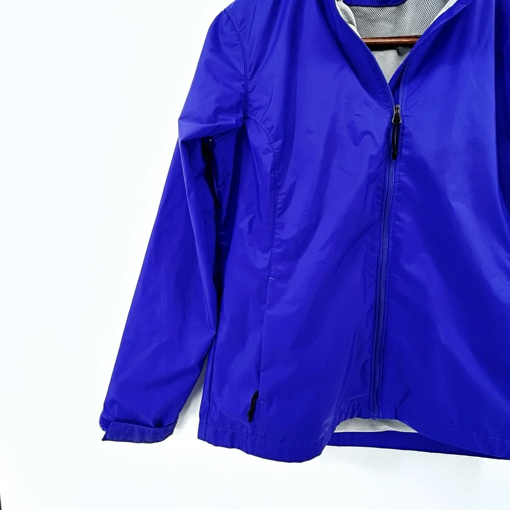 Cabela's 4Most Repel Womens Medium Rain Windbreaker‎ Jacket Hood Purple Gorpcore
